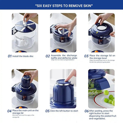 Electric Peeler Machine for Garlic, Tomatoes & Grapes – The Ultimate Kitchen Time-Saver