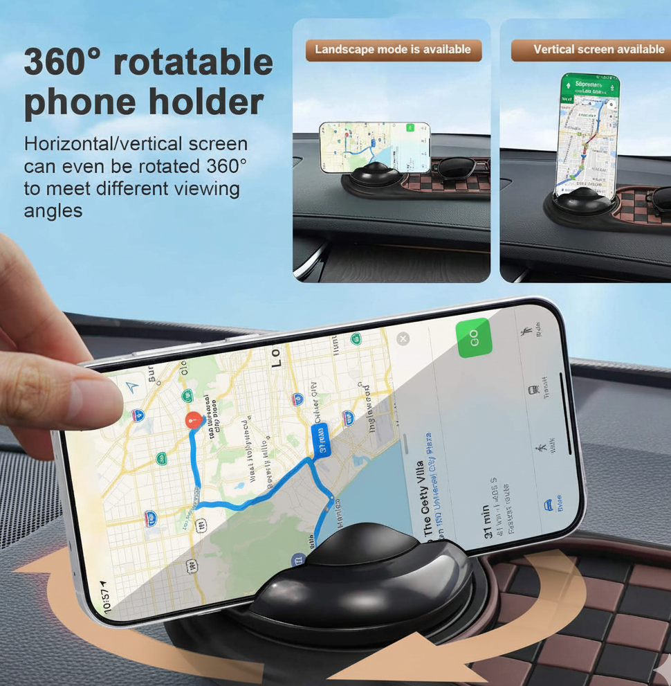 360-degree rotatable phone holder 